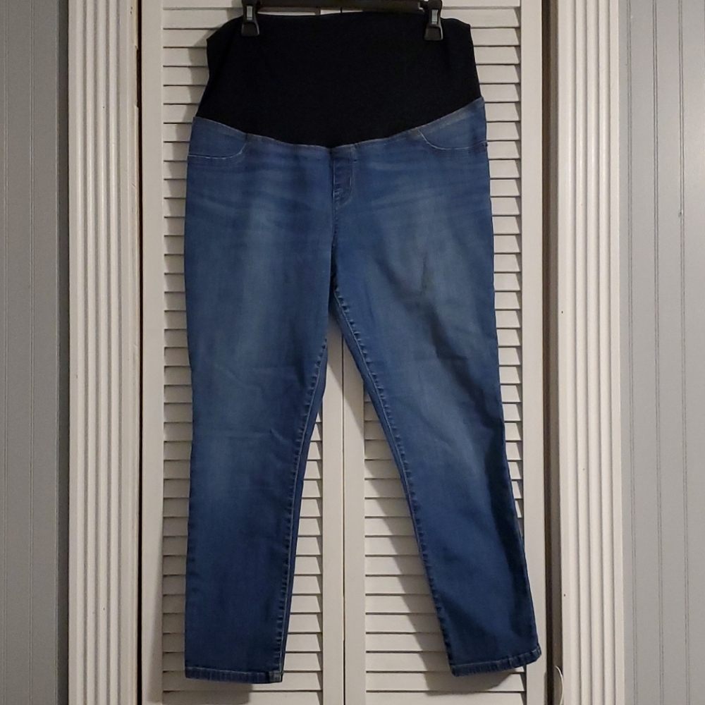 Isabel Maternity Skinny Crop Jeans- EUC!